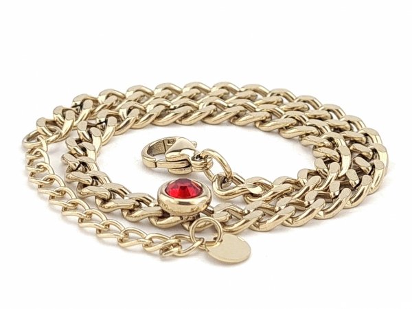 ARMBAND GOLD CELEBRITY EDELSTAHL