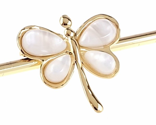 elegante Goldbrosche