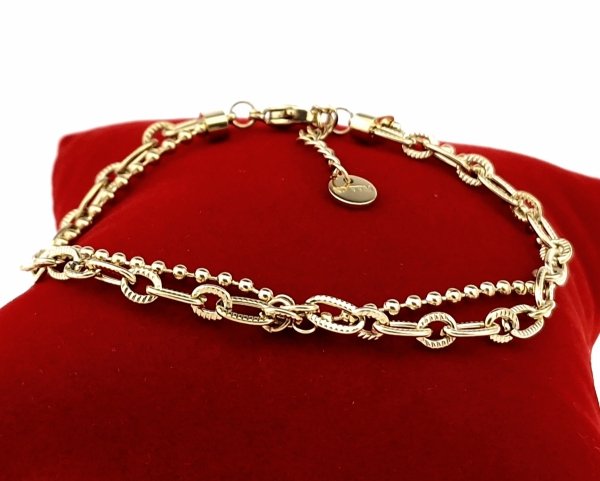 ARMBAND GOLD CELEBRITY EDELSTAHL