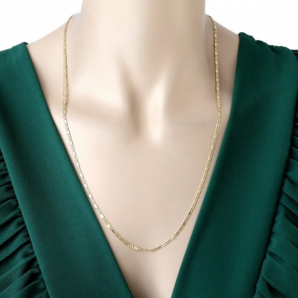Goldene Kette Celebrity Vergoldete Halskette 14K XUPING