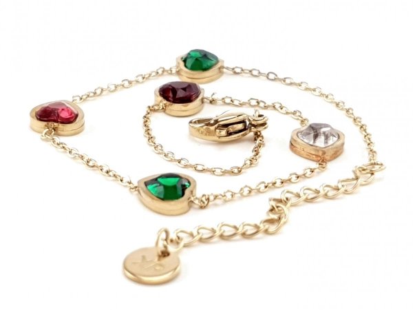 ARMBAND GOLD CELEBRITY EDELSTAHL