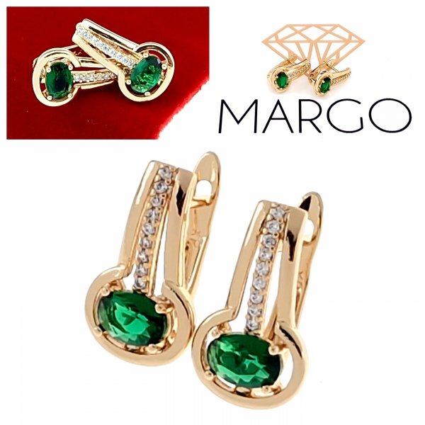 exklusive swarovski vergoldete ohrringe