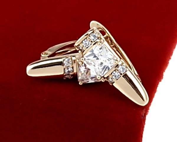 exklusive swarovski vergoldete ohrringe