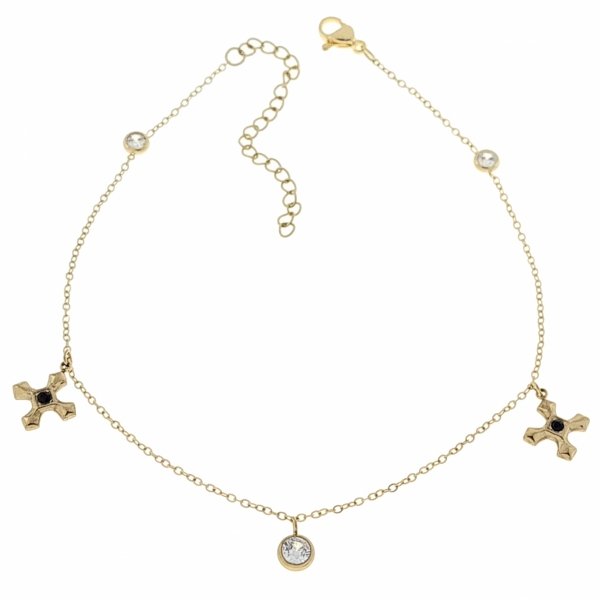 ARMBAND GOLD CELEBRITY EDELSTAHL