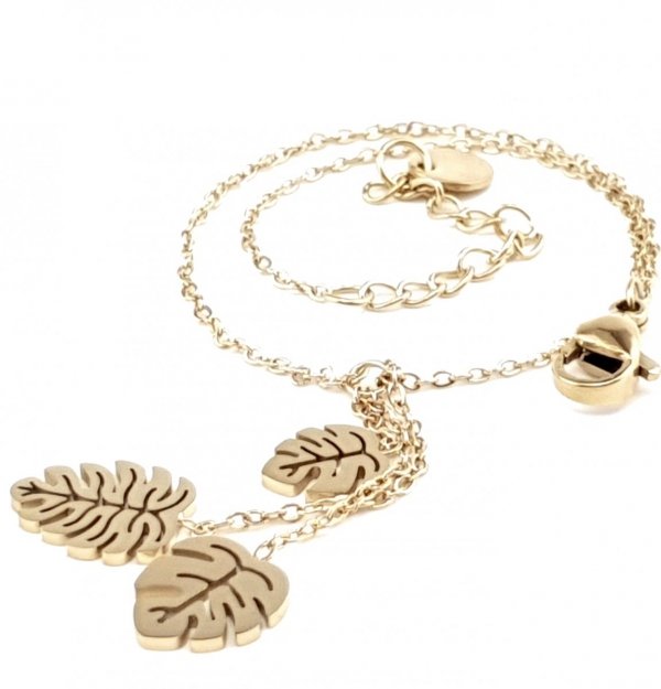 ARMBAND GOLD CELEBRITY EDELSTAHL