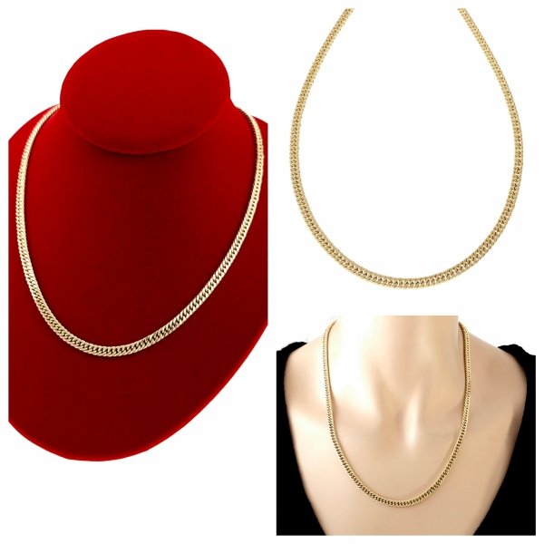 Goldene Kette Celebrity Vergoldete Halskette 14K XUPING
