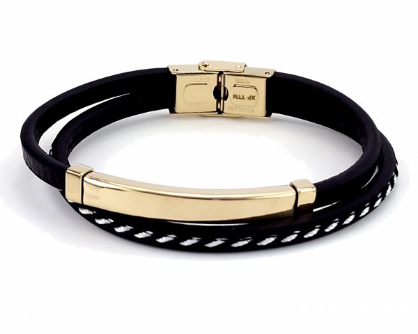 ARMBAND GOLD CELEBRITY EDELSTAHL