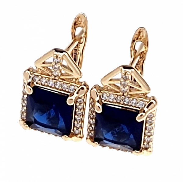 exklusive swarovski vergoldete ohrringe