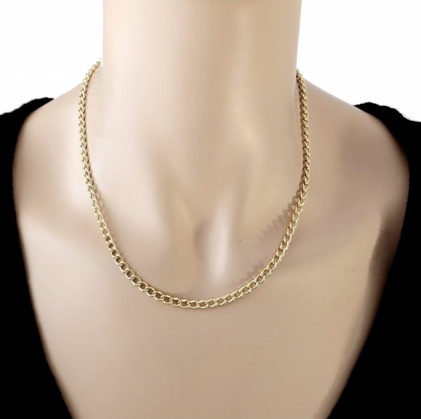 Goldene Kette Celebrity Vergoldete Halskette 14K XUPING