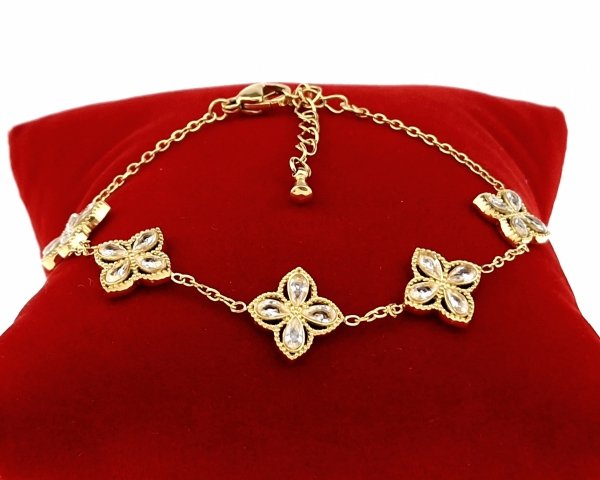 ARMBAND GOLD CELEBRITY EDELSTAHL
