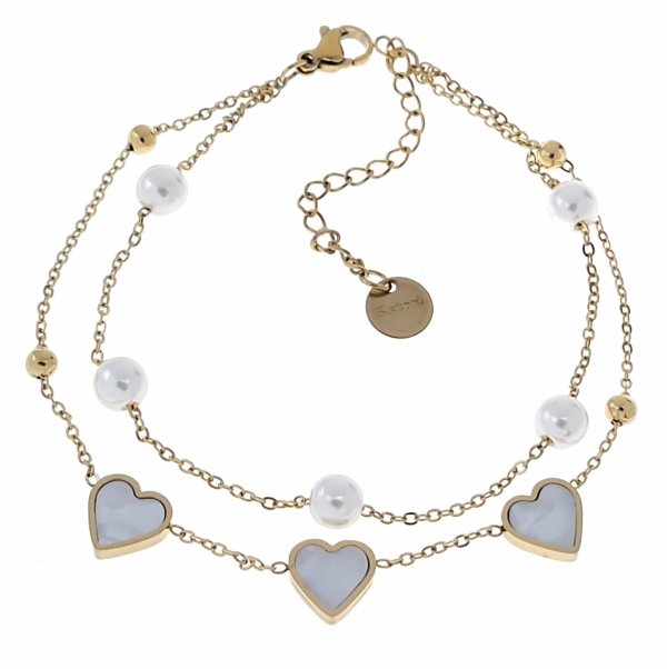 ARMBAND GOLD CELEBRITY EDELSTAHL