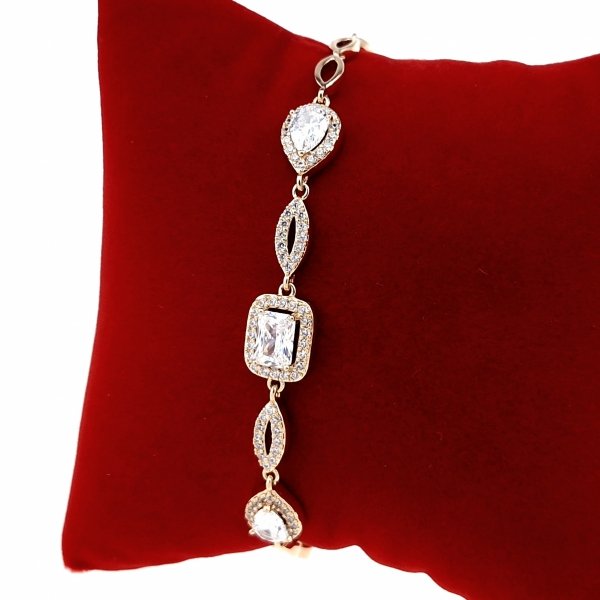 Armband aus 18 Karat vergoldetem Gold
