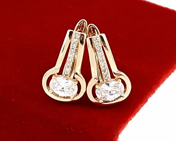 exklusive swarovski vergoldete ohrringe