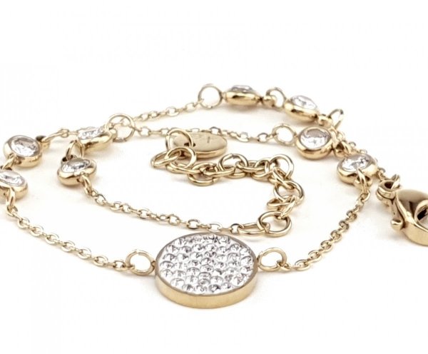 ARMBAND GOLD CELEBRITY EDELSTAHL