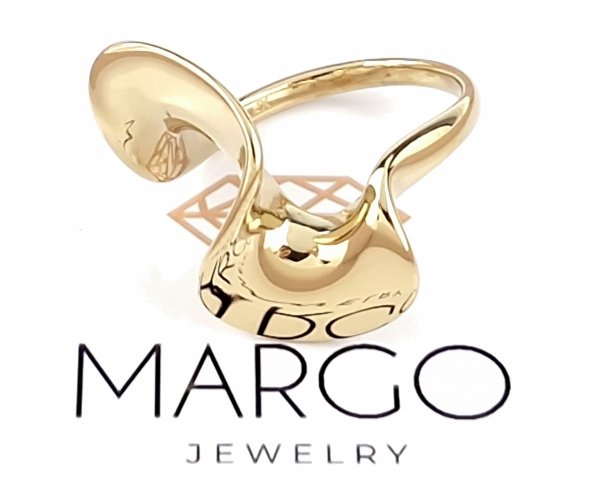 Ring 19,00 mm, goldener Edelstahl