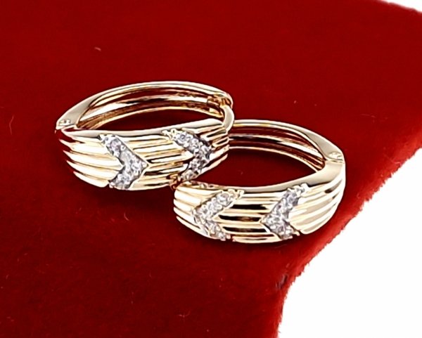 exklusive swarovski vergoldete ohrringe