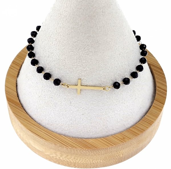 ARMBAND GOLD CELEBRITY EDELSTAHL