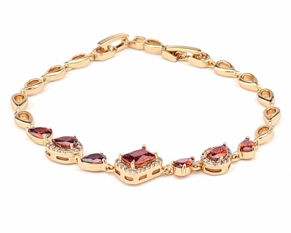 Armband aus 18 Karat vergoldetem Gold