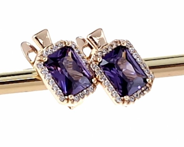 exklusive swarovski vergoldete ohrringe