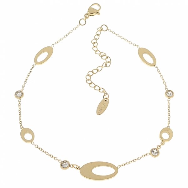 ARMBAND GOLD CELEBRITY EDELSTAHL