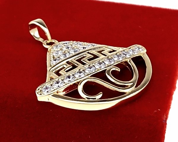 Goldanhänger 18 Karat glänzendes Xuping