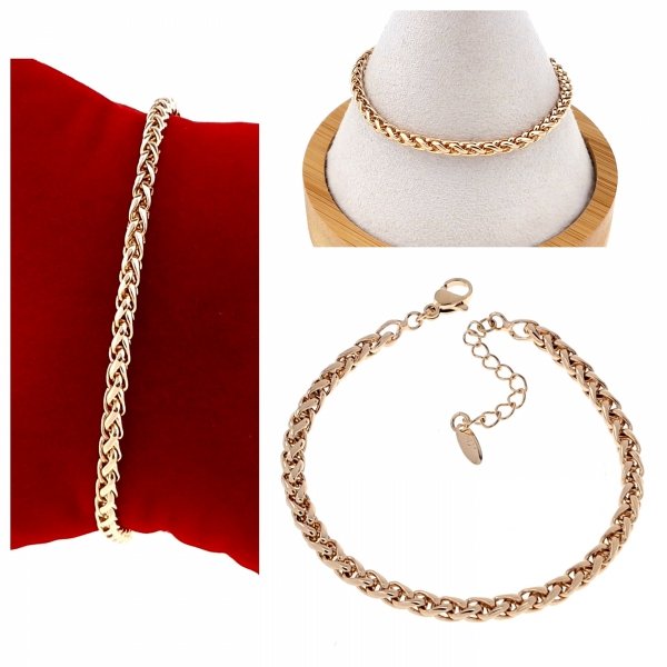 Armband aus 18 Karat vergoldetem Gold