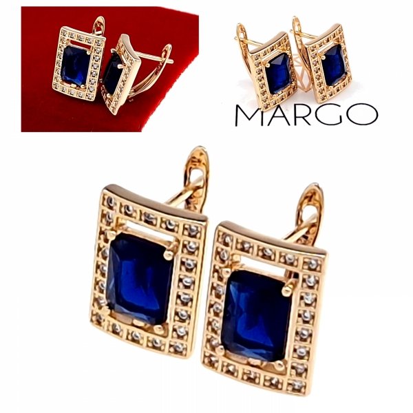 exklusive swarovski vergoldete ohrringe