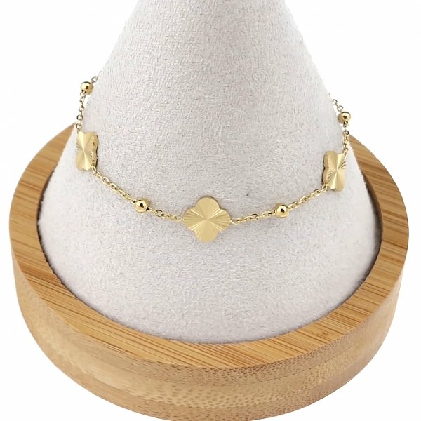 ARMBAND GOLD CELEBRITY EDELSTAHL