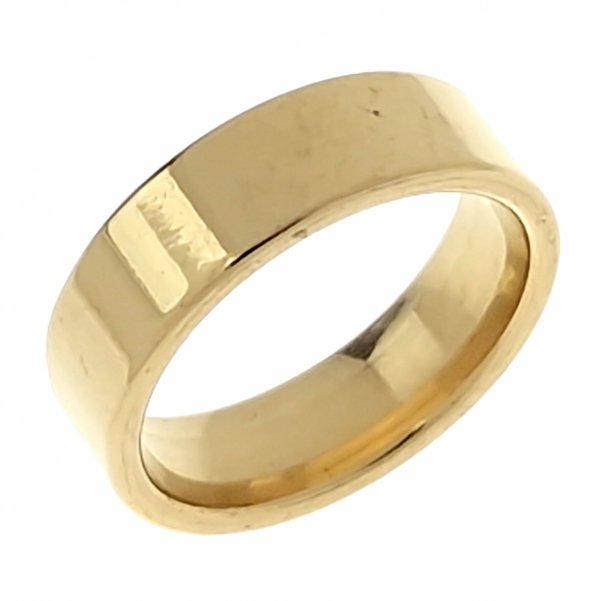 Ring 19,00 mm, goldener Edelstahl