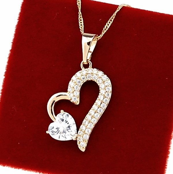 gold pendant 18k shiny xuping