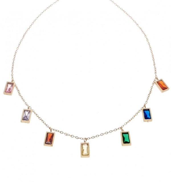 GOLD CHAIN NECKLACE celebrity STAINLESS STEEL
