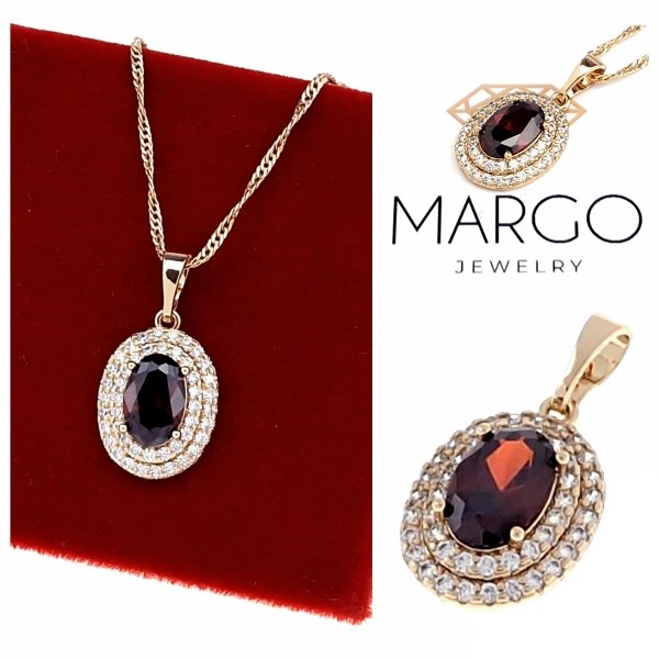 gold pendant 18k shiny xuping