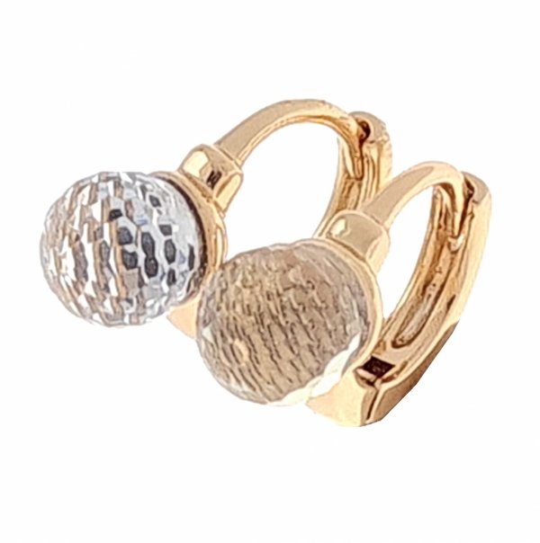 exclusive swarovski gold-plated earrings