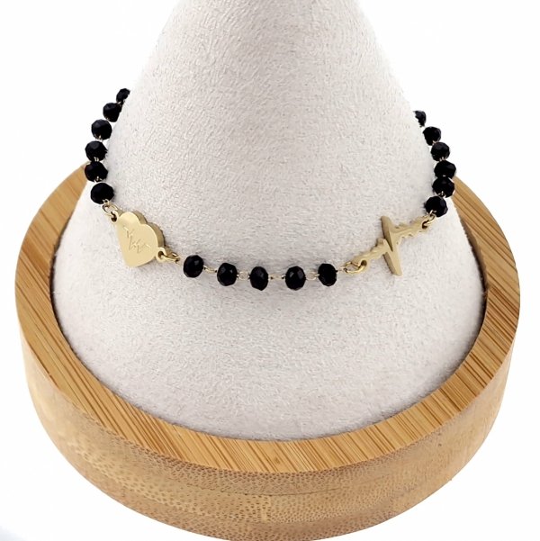 BRACELET GOLD CELEBRITY STAINLESS STEEL