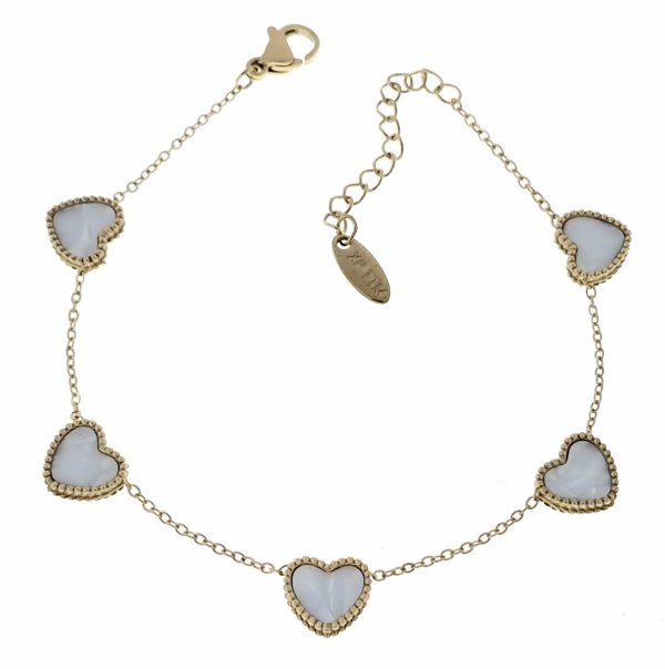 BRACELET GOLD CELEBRITY STAINLESS STEEL