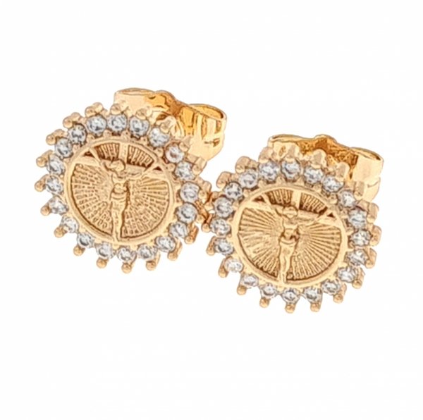 18k gold plated set pendant earrings xuping