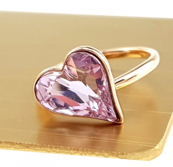 gold ring 18,00mm. gold-plated engagement xuping