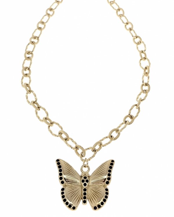 GOLD CHAIN NECKLACE celebrity STAINLESS STEEL