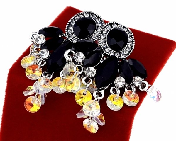 gold plated earrings with exclusive cubic zirconia