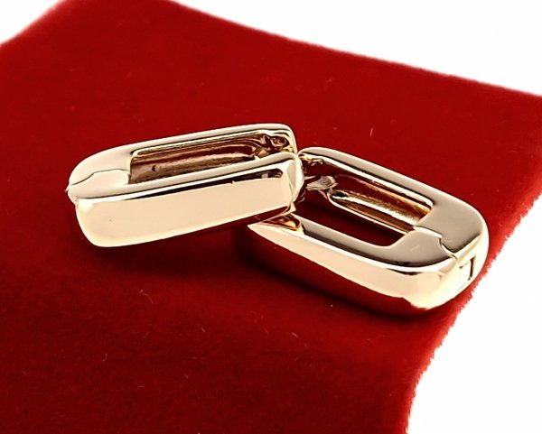 gold plated earrings with exclusive cubic zirconia