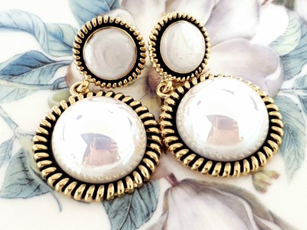 gold plated earrings with exclusive cubic zirconia