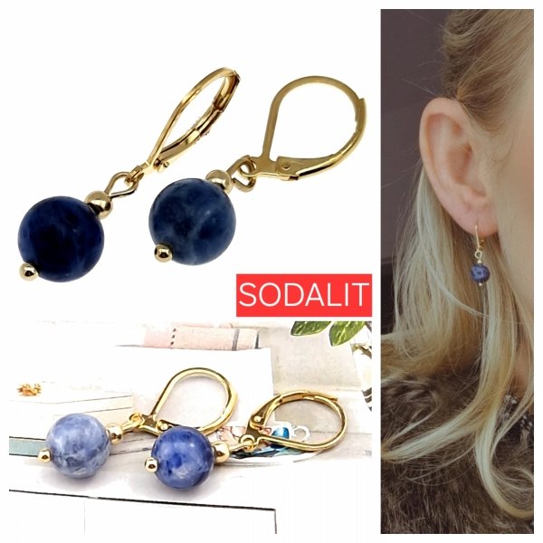 gold earrings made of stainless steel