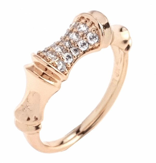 gold ring 17,30mm. gold-plated engagement xuping