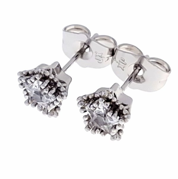 gold plated earrings with exclusive cubic zirconia
