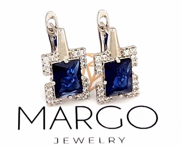 gold plated earrings with exclusive cubic zirconia