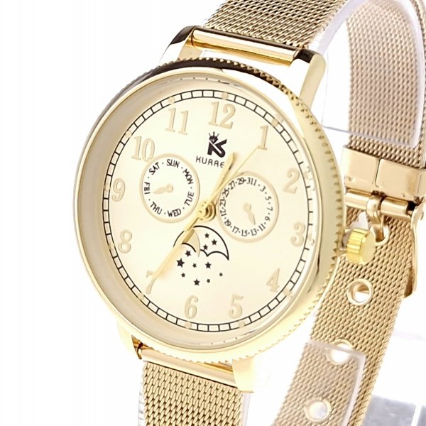 Women's watch golden kurren stainless steel