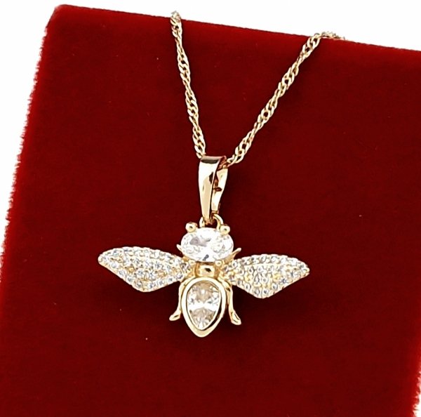 gold pendant 18k shiny xuping
