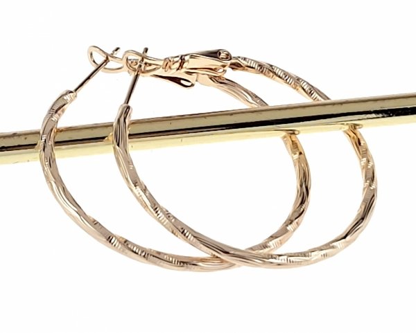 exclusive swarovski gold-plated earrings