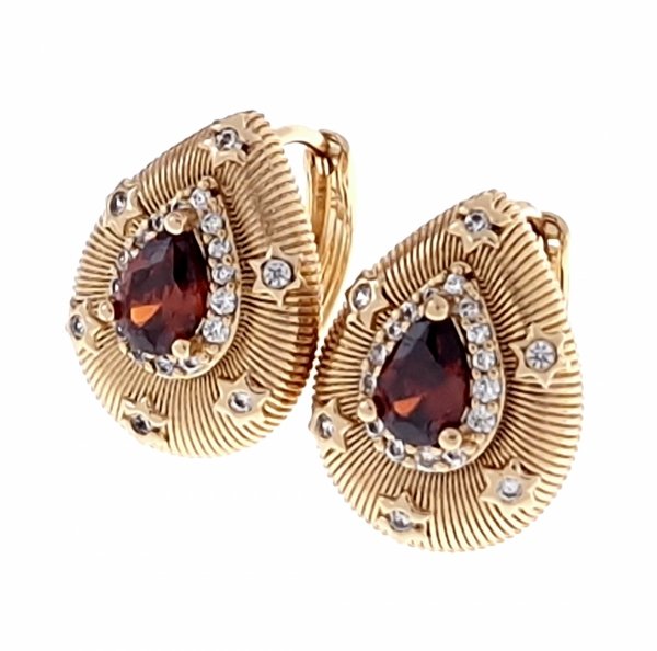 18k gold plated set pendant earrings xuping