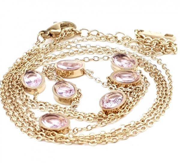 GOLD CHAIN NECKLACE celebrity STAINLESS STEEL